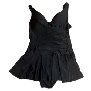 Sea & Sand Beachwear, one piece, black, size 14